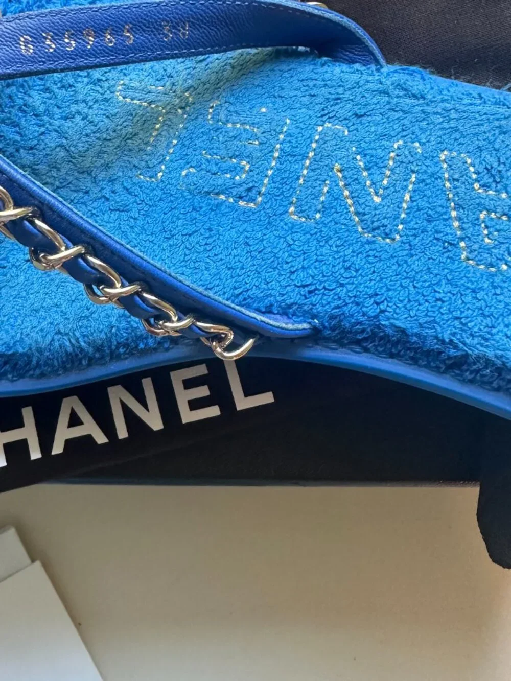 CHANEL authentic blue